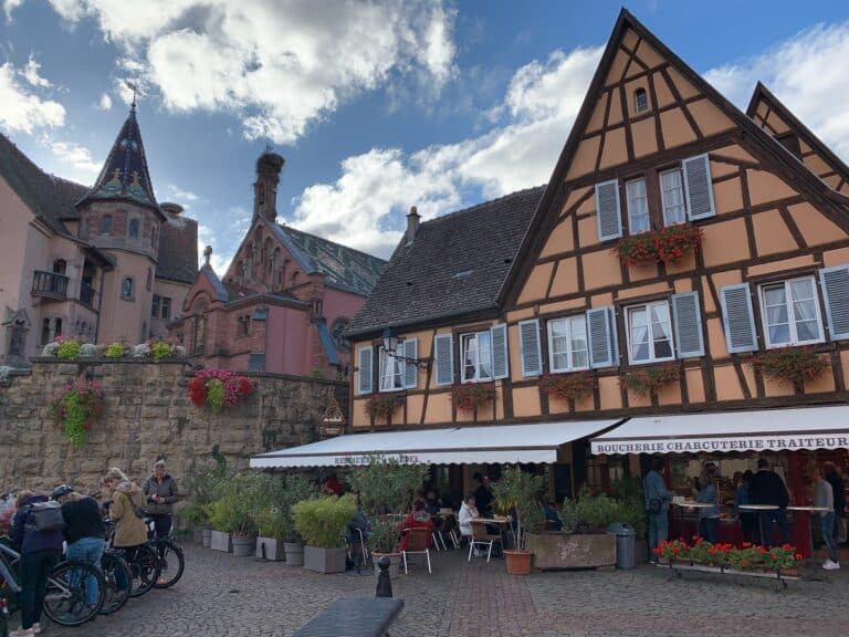 Cafe in Alsace.