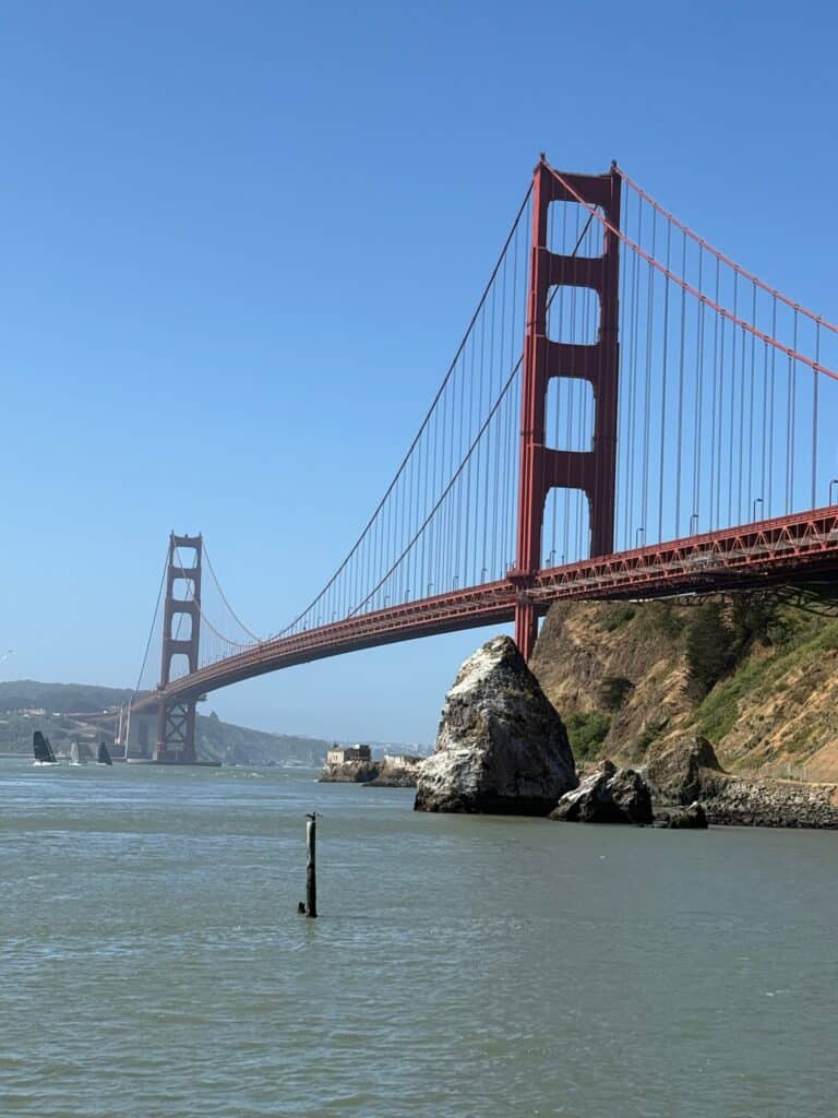 Most Golden Gate w SF.